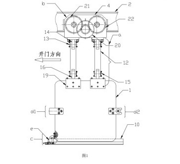 真空室悬挂式自动平移门